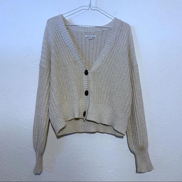 American Eagle Outfitters Sweaters - American Eagle AE Crop Knit Cardigan S